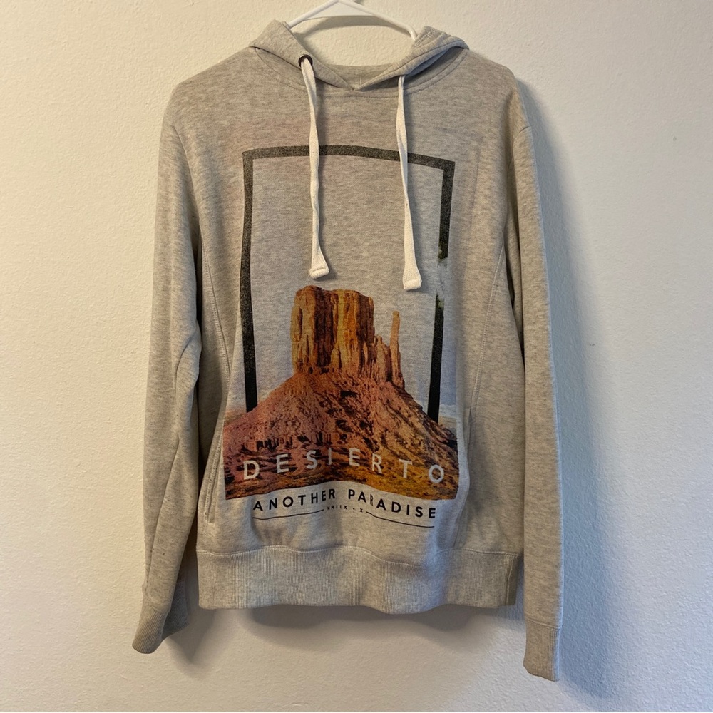 Gray Desert Hoodie - Grey Hooded Sweatshirt - Cotton On - Hoodie with Pockets